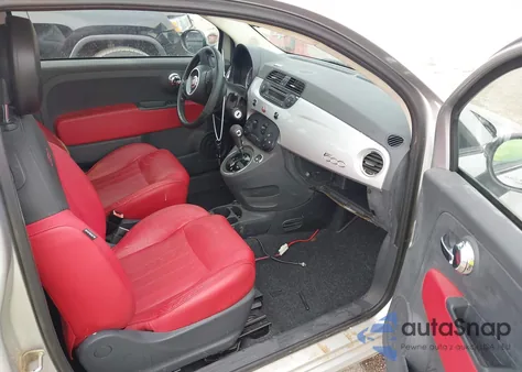 2012 Fiat 500 Lounge из США, поврежденный, VIN 3C3CFFCR3CT118113